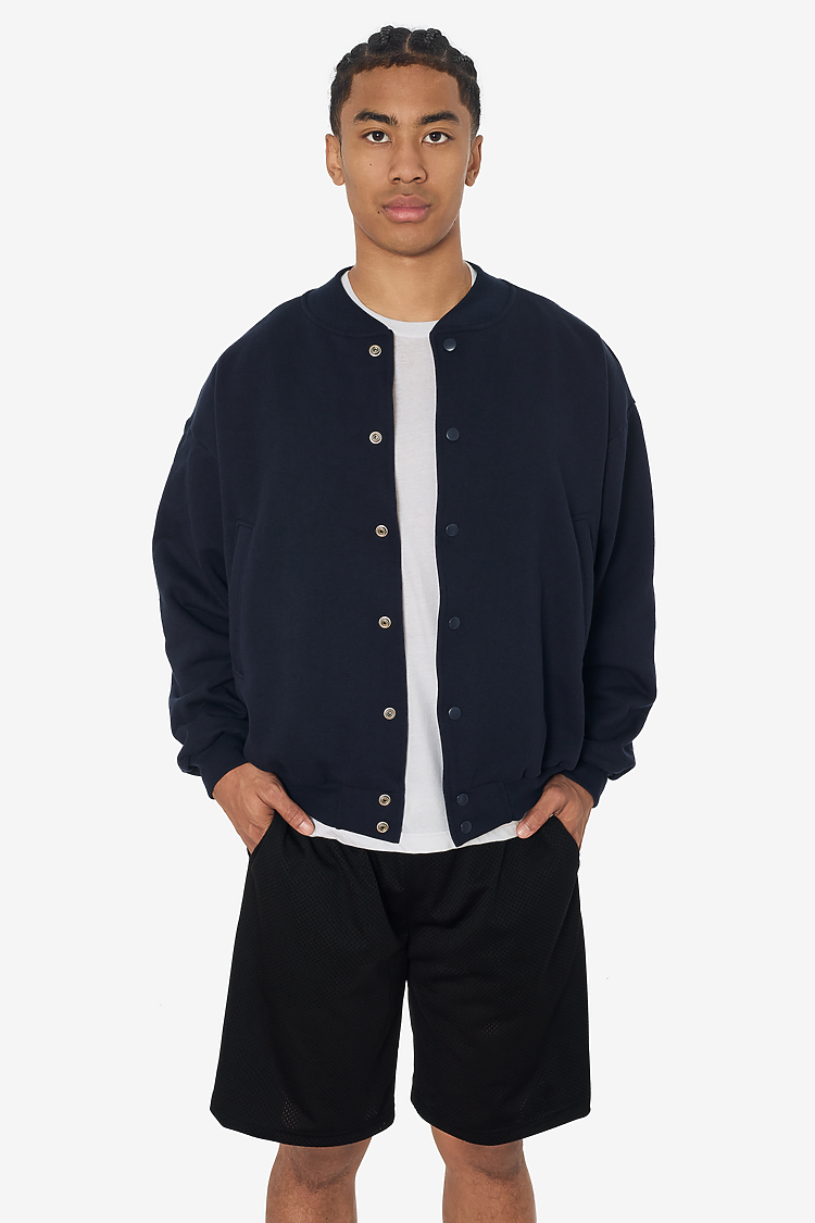Mid Weight Fleece Club Jacket Navy